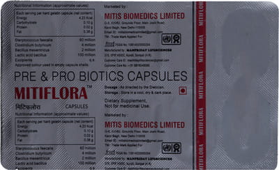 Mitiflora Strip Of 10 Capsules