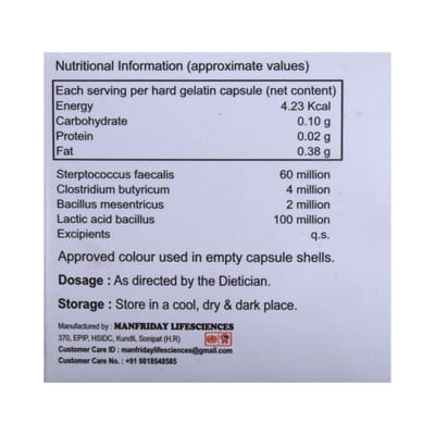 Mitiflora Strip Of 10 Capsules