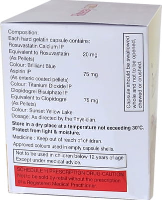 Roseday Gold 20mg Strip Of 10 Capsules