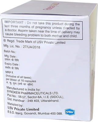 Roseday Gold 20mg Strip Of 10 Capsules