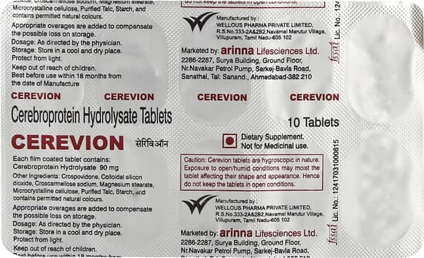 Cerevion Strip Of 10 Tablets