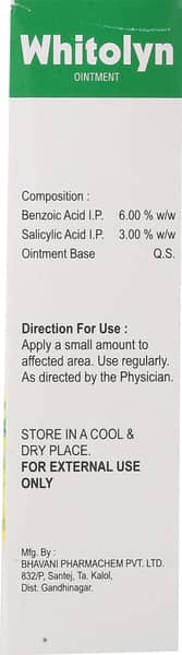 Whitolyn Ointment 50Gm