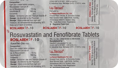Roslaren F 10 Strip Of 10 Tablets