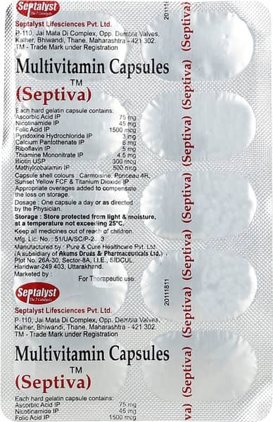 Septiva Strip Of 10 Capsules