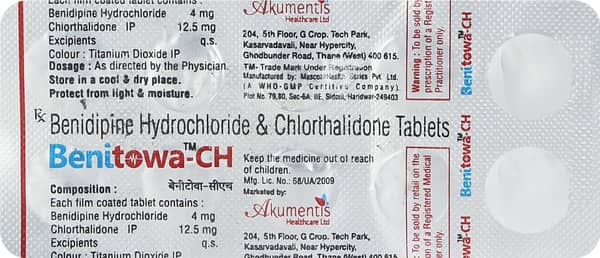 Benitowa Ch Strip Of 10 Tablets
