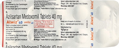 Alwiz 40mg Strip Of 10 Tablets