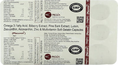 Macuvon Strip Of 10 Capsules