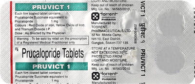 Pruvict 1mg Strip Of 10 Tablets