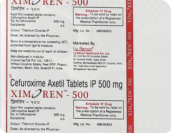 Ximoren 500 Strip Of 4 Tablets