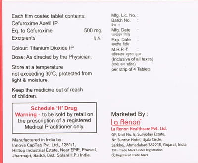 Ximoren 500 Strip Of 4 Tablets
