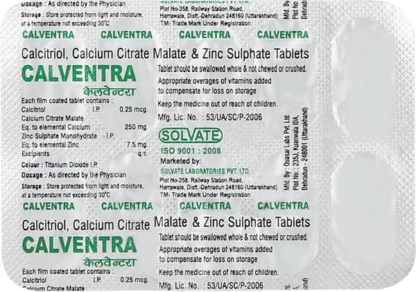 Calventra Strip Of 10 Tablets