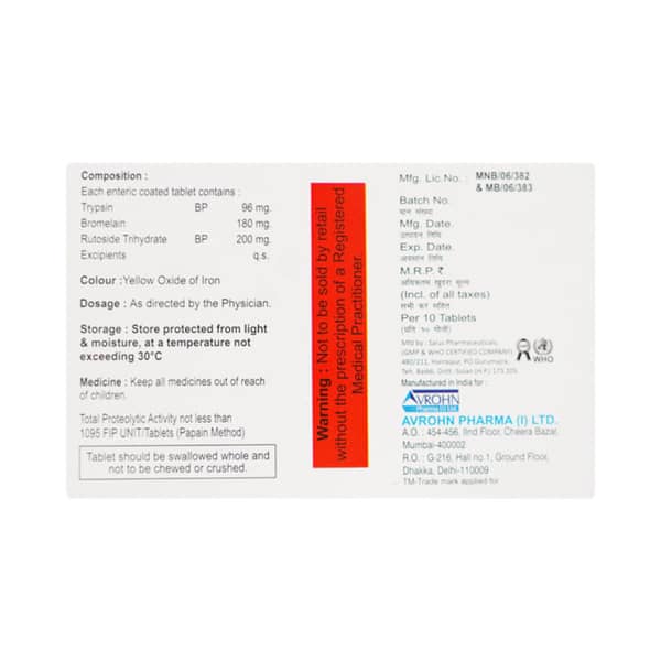 Tudor Forte Strip Of 10 Tablets