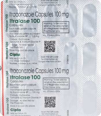 Itralase 100 Strip Of 15 Capsules