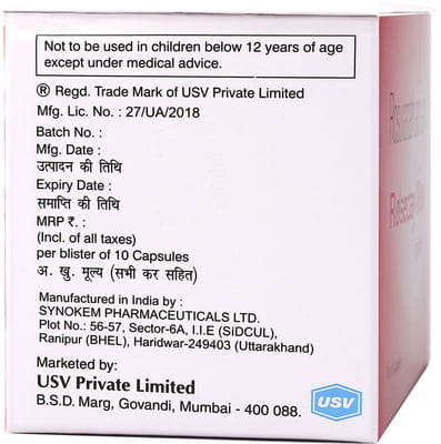 Roseday A 20mg Strip Of 10 Capsules