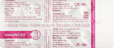 Innovfol D3 Strip Of 15 Capsules