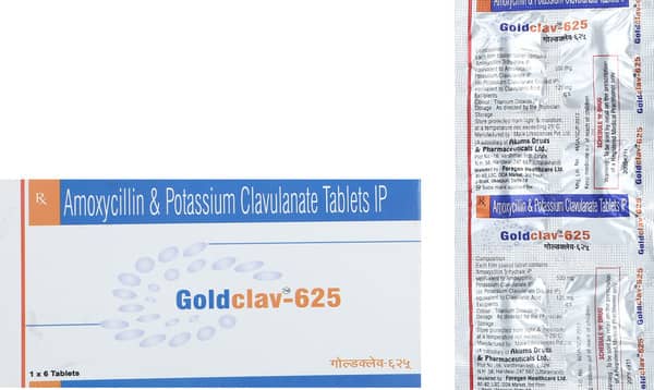 Goldclav 625 Tablet