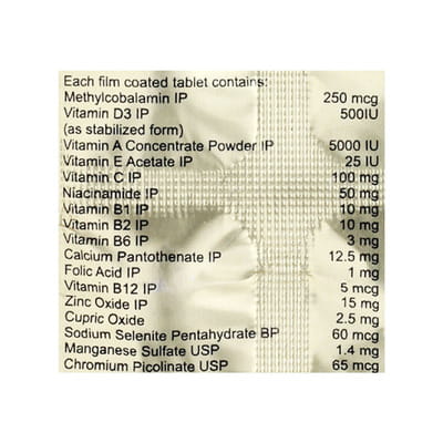 1 Vita Gold Strip Of 10 Tablets