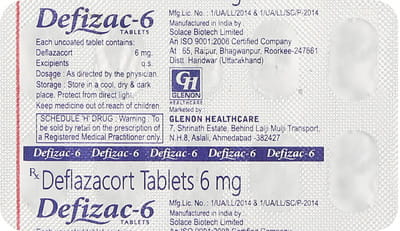 Defizac 6 Strip Of 10 Tablets