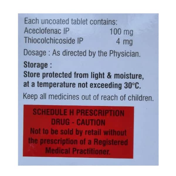 Arthraspaz 4 Strip Of 10 Tablets