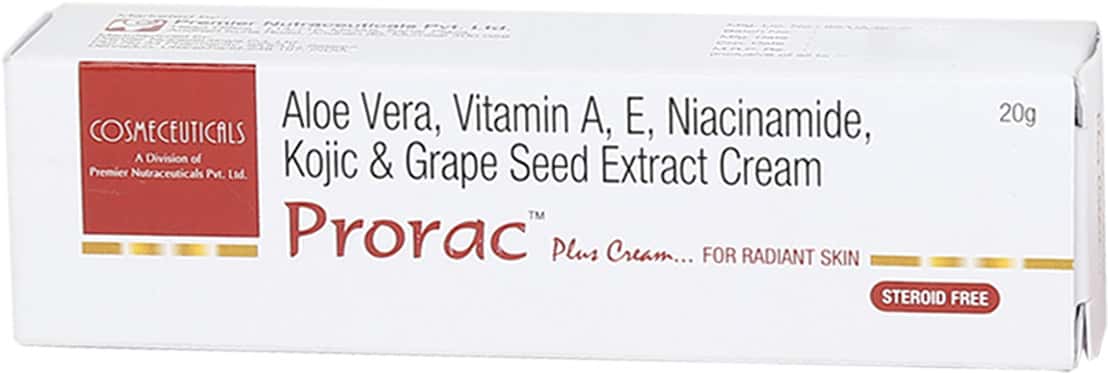 Buy Prorac Plus Tube Of 20gm Cream Online & Save Up to 24% at PharmEasy
