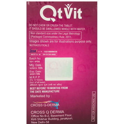 Qt Vit Strip Of 10 Tablets