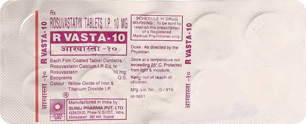 R Vasta 10 Strip Of 10 Tablets