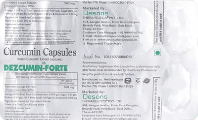 Dezcumin Forte Strip Of 10 Capsules