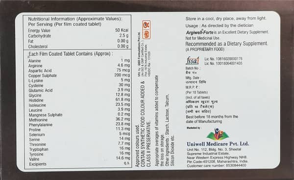 Argiwell-Forte Tablet
