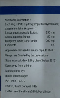 Cissfast Strip Of 10 Capsules