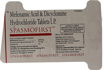 Spasmofirst Strip Of 10 Tablets