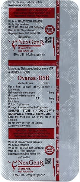 Ovanac Dsr Strip Of 10 Tablets