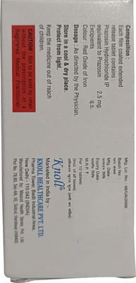 Prazonol Xl 2.5 Strip Of 10 Tablets