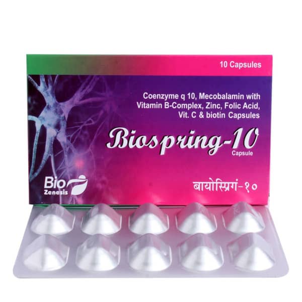 Biospring 10 Strip Of 10 Capsules