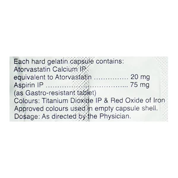 Atorlip Asp 20Mg Strip Of 10 Capsules