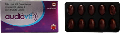 Audiovit Strip Of 10 Capsules