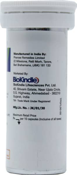 टोक्सीफेज फोर्टे की बोतल 10 कैप्सूल्स
