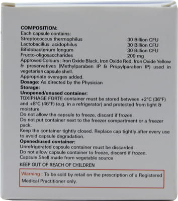 Toxiphage Forte Bottle Of 10 Capsules