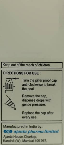 Apdrops Bottle Of 5ml Eye Drops