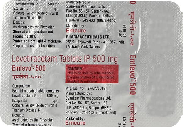 Emlevo 500mg Strip Of 10 Tablets