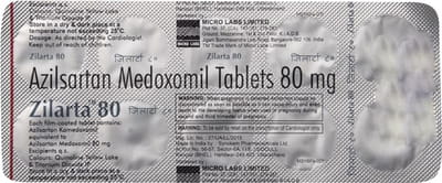 Zilarta 80 Strip Of 10 Tablets