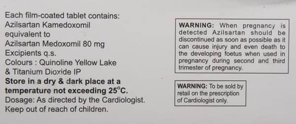 Zilarta 80 Strip Of 10 Tablets