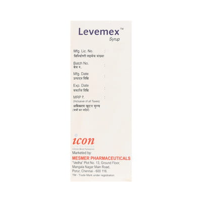 Levemex Bottle Of 100ml Syrup
