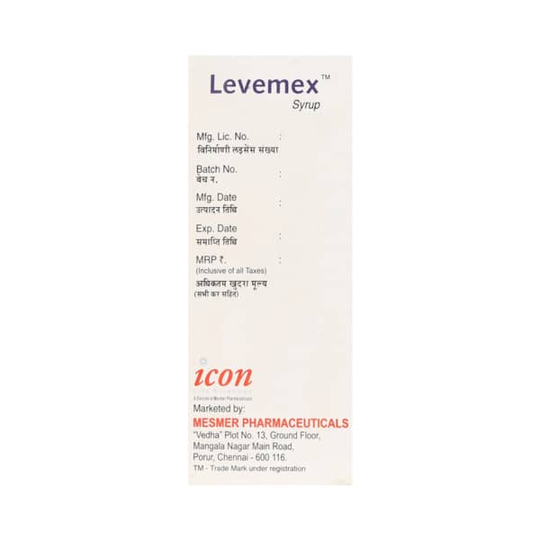 Levemex Bottle Of 100Ml Syrup