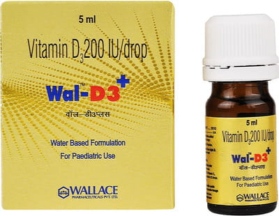 Wal D3 Plus Bottle Of 5ml Oral Drops
