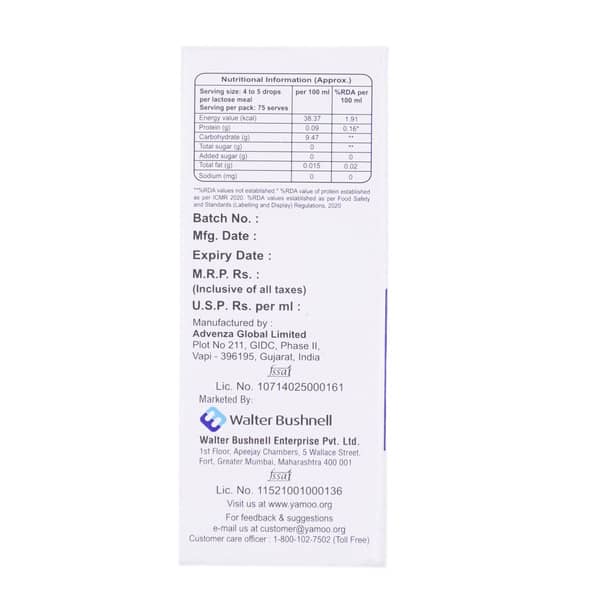 Yamoo Bottle Of 15Ml Oral Drops
