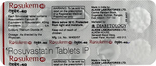 Rosukem 40 Strip Of 10 Tablets
