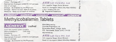 Axinerve Strip Of 10 Tablets