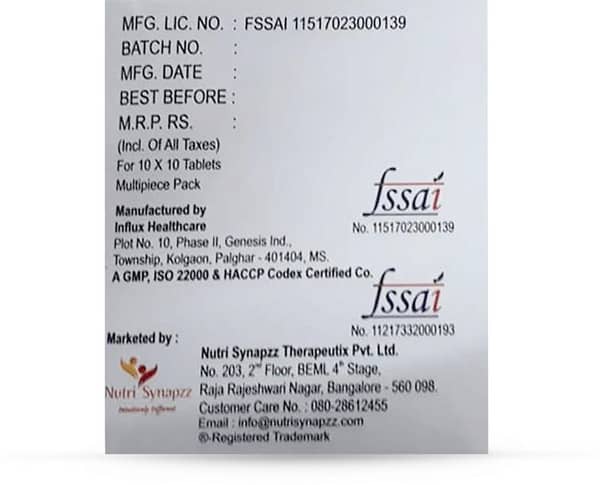 D Frag Strip Of 10 Tablets (Red)