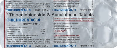 Thichoren Ac 4 Strip Of 10 Tablets