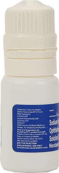 Nextane Bottle Of 10ml Ophthalmic Solution